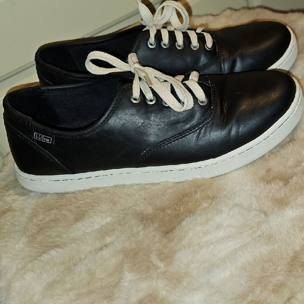 L.L. Bean Black and White Women's Sneakers